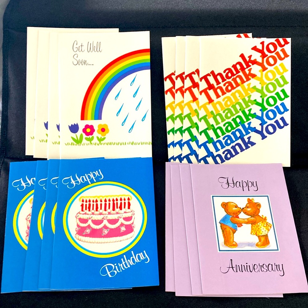 Set of 16 Vintage Greeting Cards
